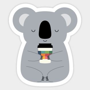 Koala Coffee Time Sticker